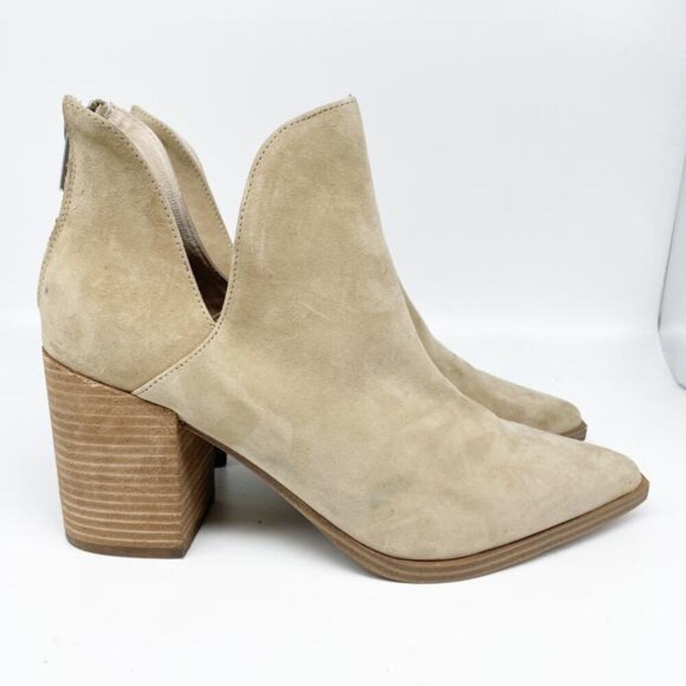 Steve‎ Madden Women's Cedar Leather Ankle Bootie Tan Size 11 M - Picture 8 of 13